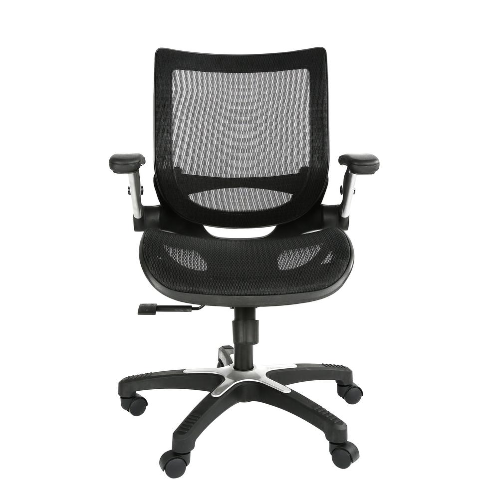 Poly And Bark Karlen Black Office Chair Em 312 Blk The Home Depot Karlen Black Office Chair By Poly And Bark