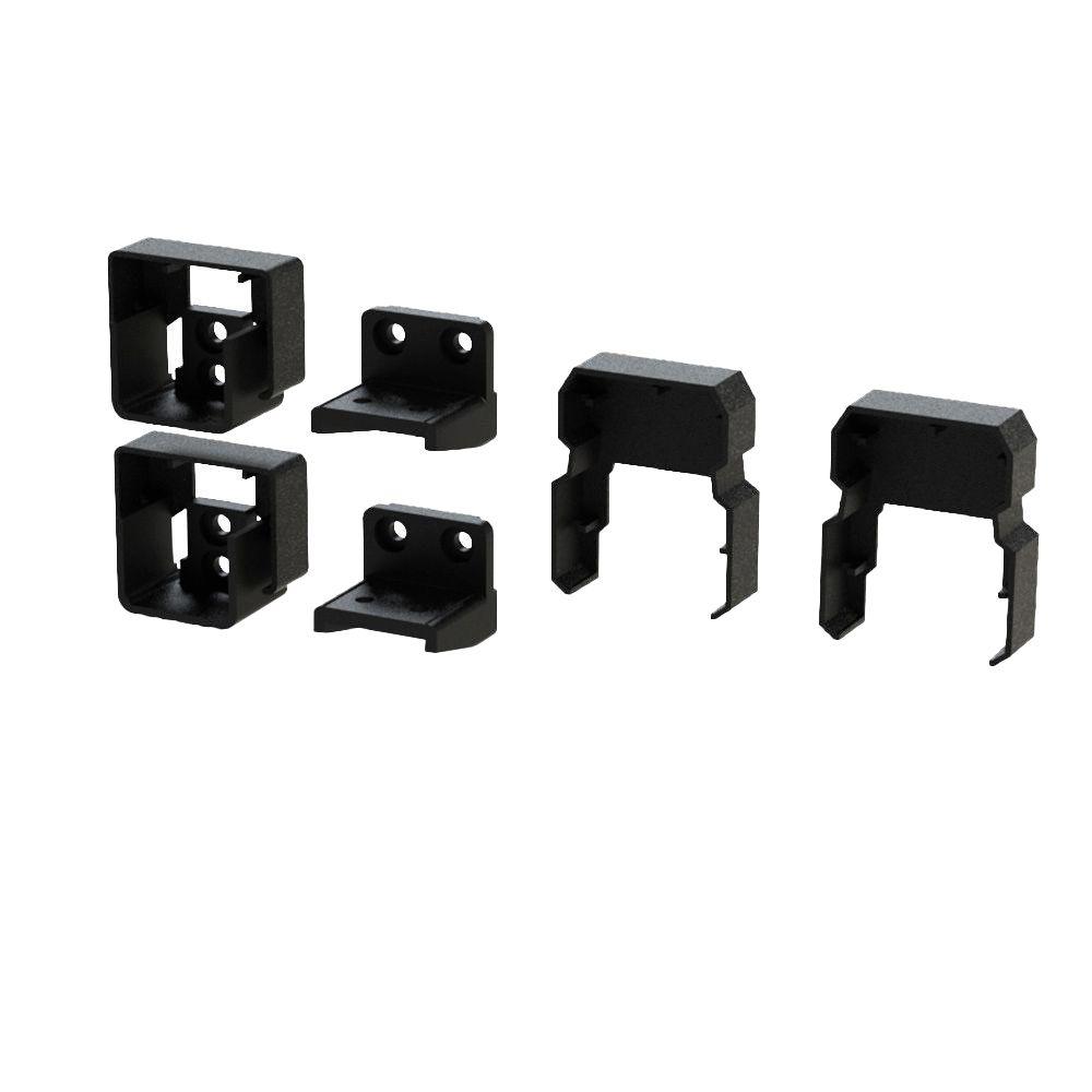 Avalon Tristan Satin Black Level Bracket Kit73019297 The Home Depot