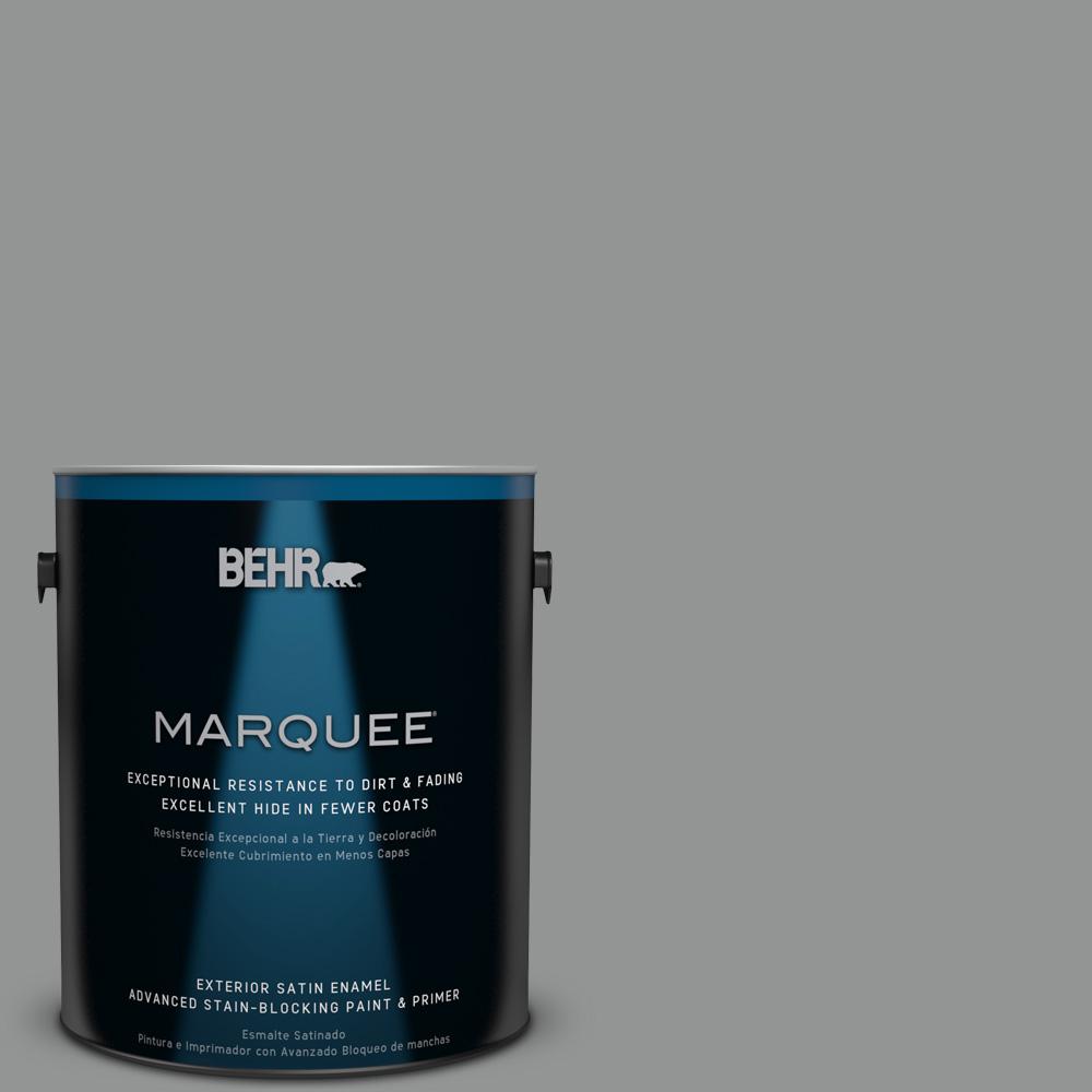 BEHR MARQUEE 1gal. 780F5 Anonymous Satin Enamel Exterior Paint945401 The Home Depot