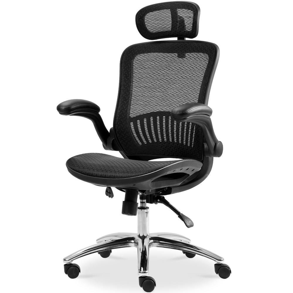 Merax Black Ergonomic Adjustable Mesh Home Office Chair