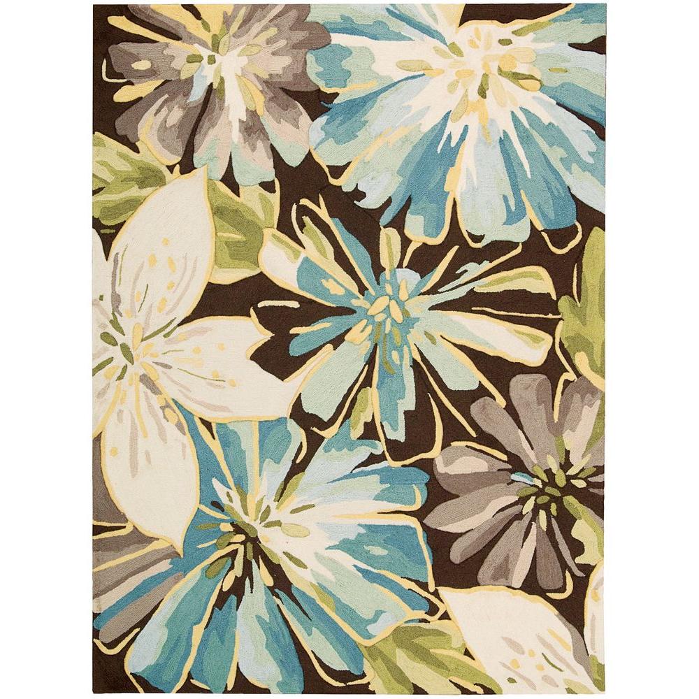 Nourison Fantasy Chocolate 5 Ft X 7 6 In Area Rug 055712 Nourison Fantasy Chocolate 5 Ft X 7 6 In Area Rug 055712 The Home Depot