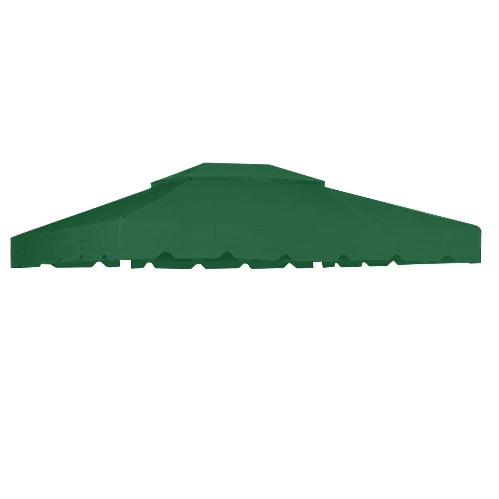 Garden Winds RipLock 350 Green Replacement Canopy For Antigua 12 Ft