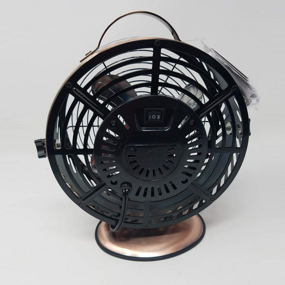 Wbm Himalayan Breeze 8 6 In Decorative Bronze Table Top Fan Hbm