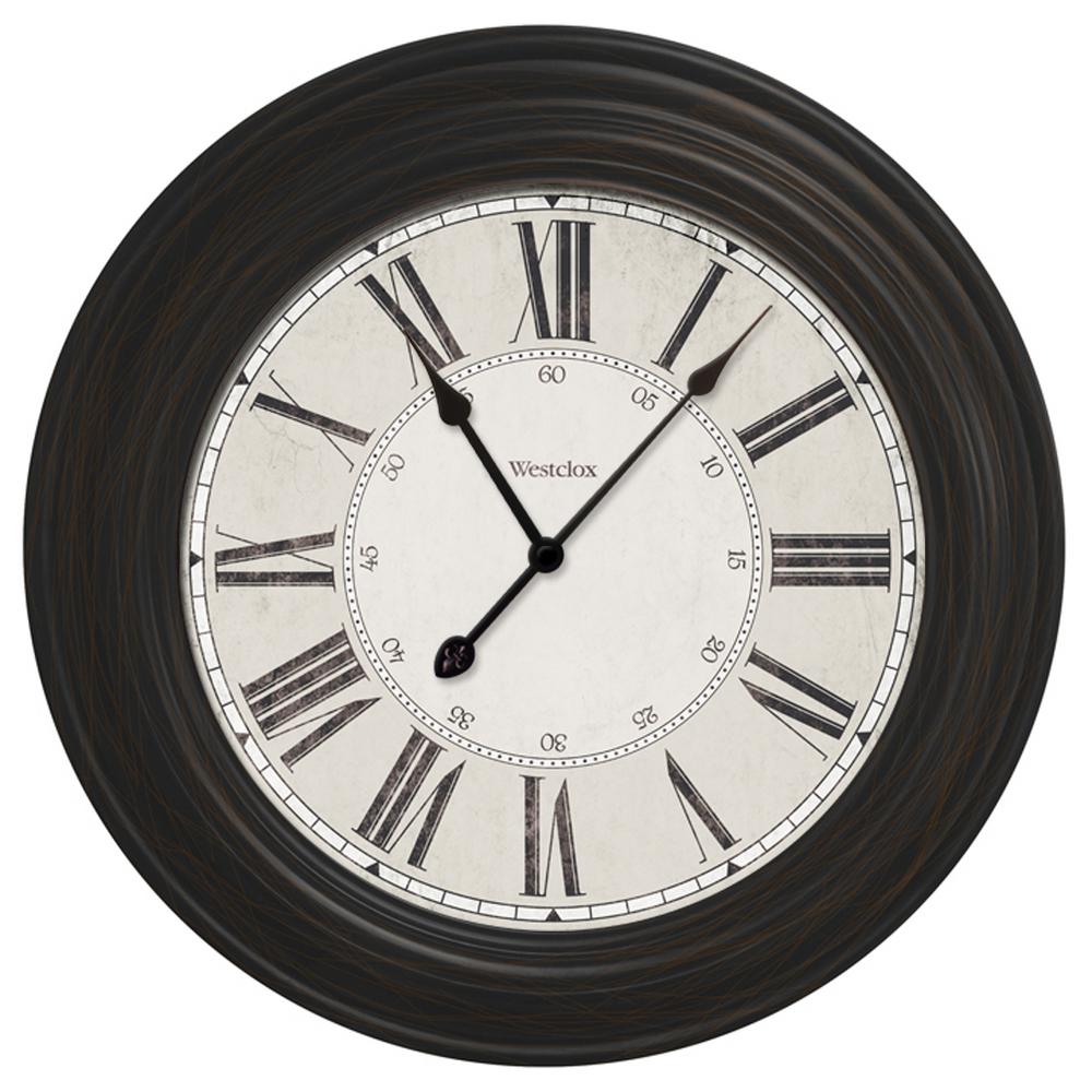 Westclox 24 In. Classic Black Oversized Wall Clock 32213VBK - The Home ...