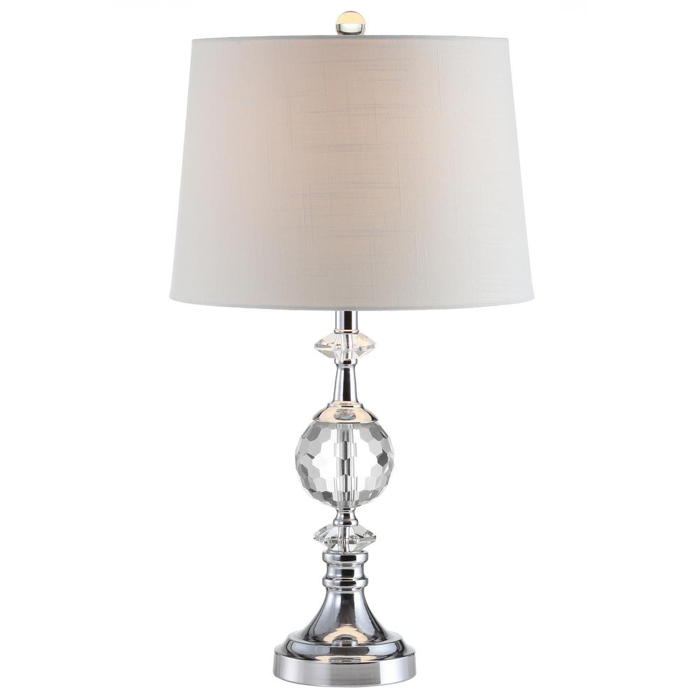 led chrome table lamp