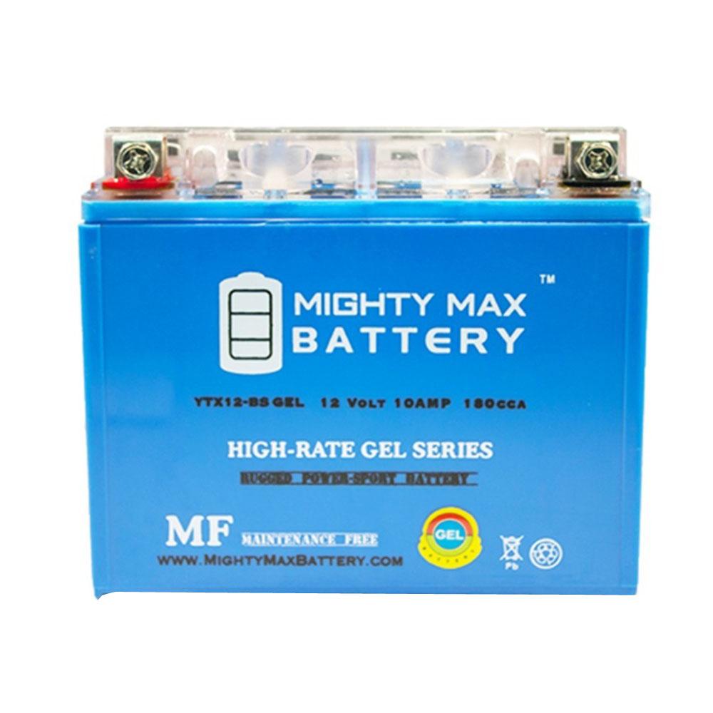 MIGHTY MAX BATTERY 12-Volt 10 Ah 180 CCA GEL Rechargeable Sealed Lead ...