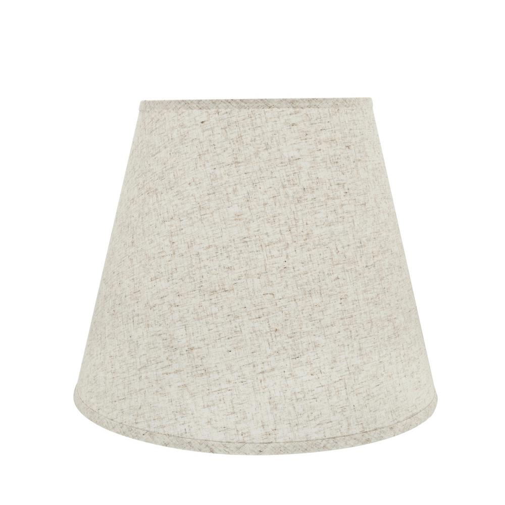 Lamp Shades Lamps The Home Depot Beige Hardback Empire Lamp Shade