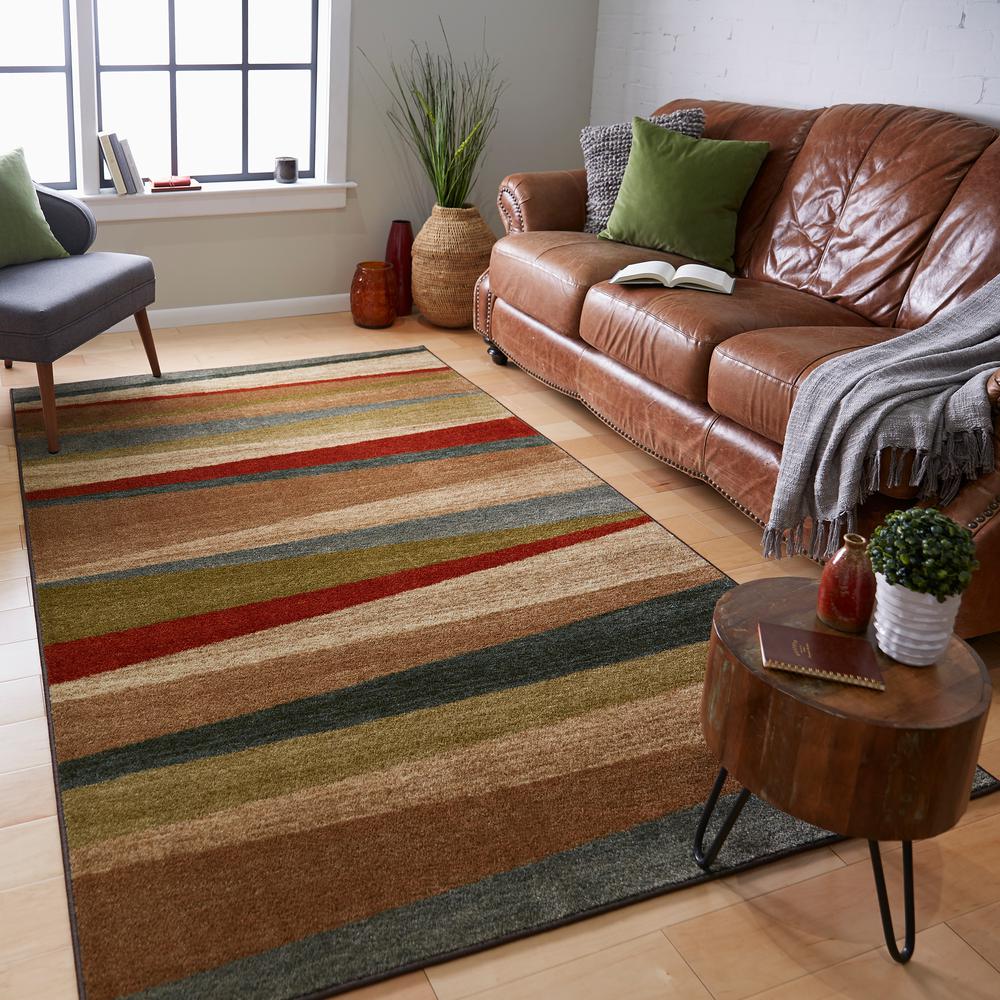 Mohawk Home Mayan Sunset Sierra 5 Ft X 8 Indoor Area Rug