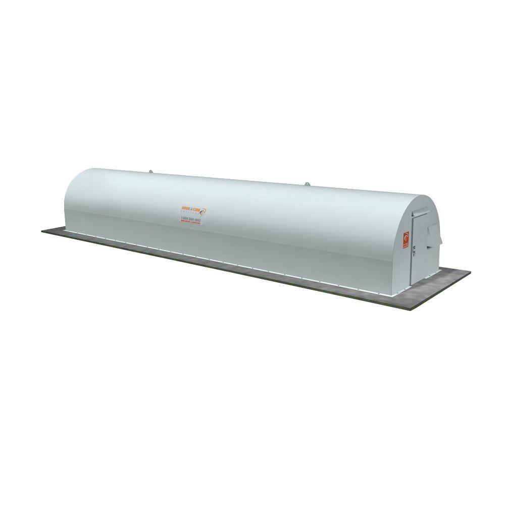Survive A Storm Shelters 10 Ft X 48 Ft Above Ground Community Metal Storm Shelter