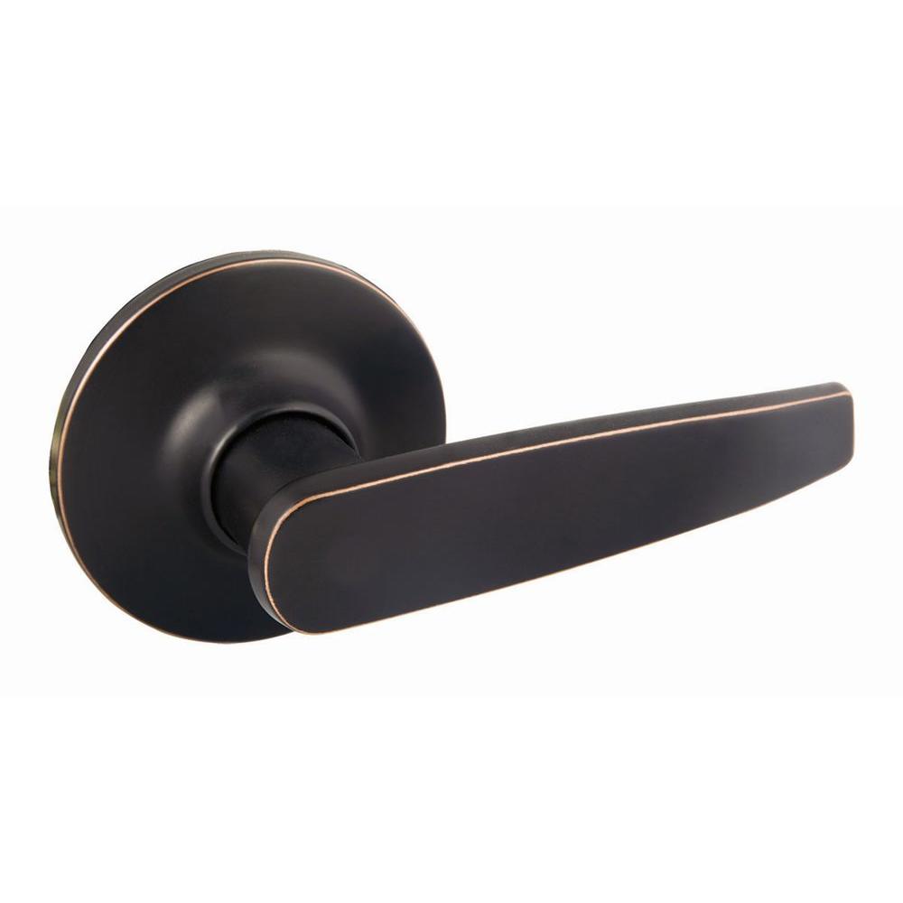 Design House Delavan OilRubbed Bronze Dummy Lever702365 The Home Depot