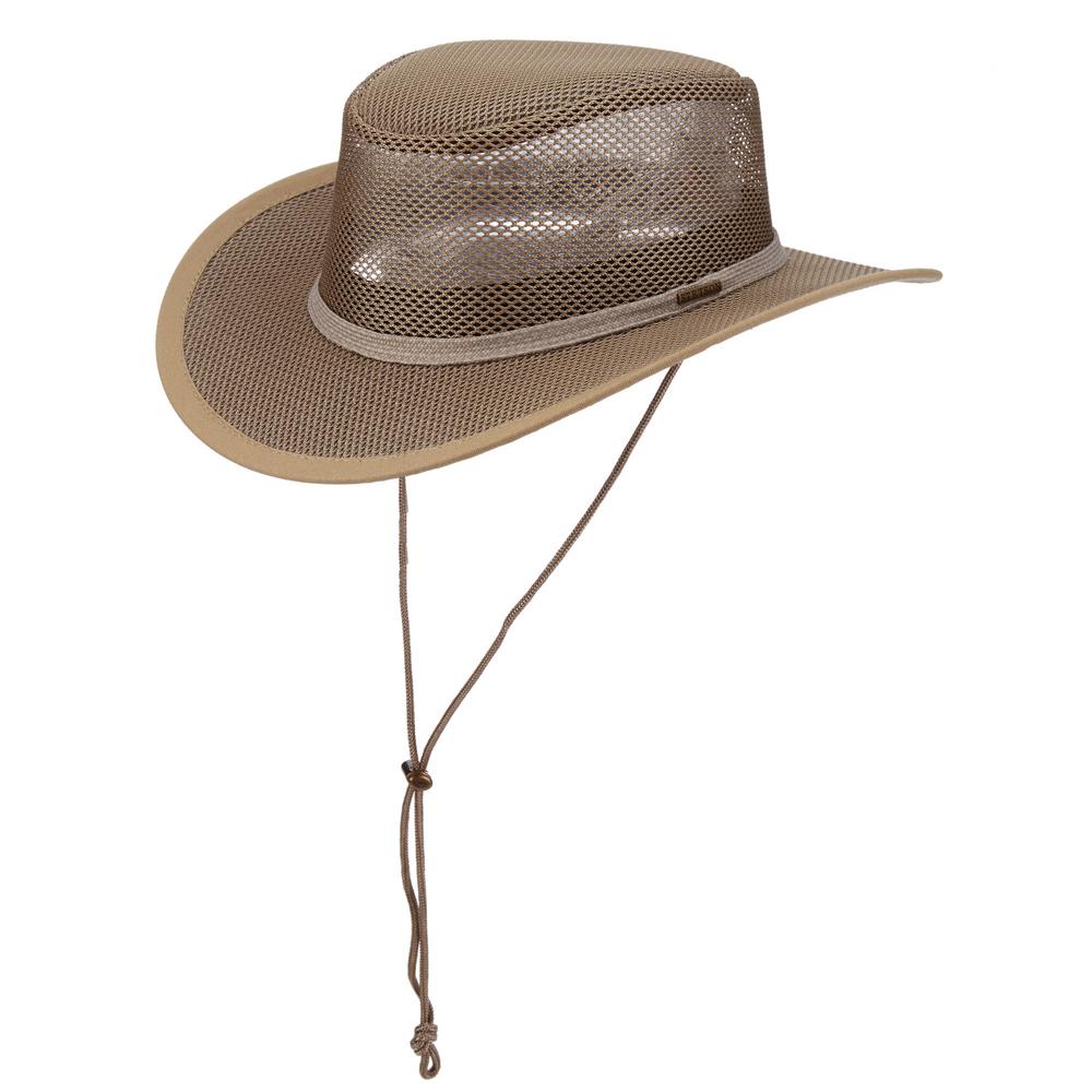 stetson men's mesh covered hat
