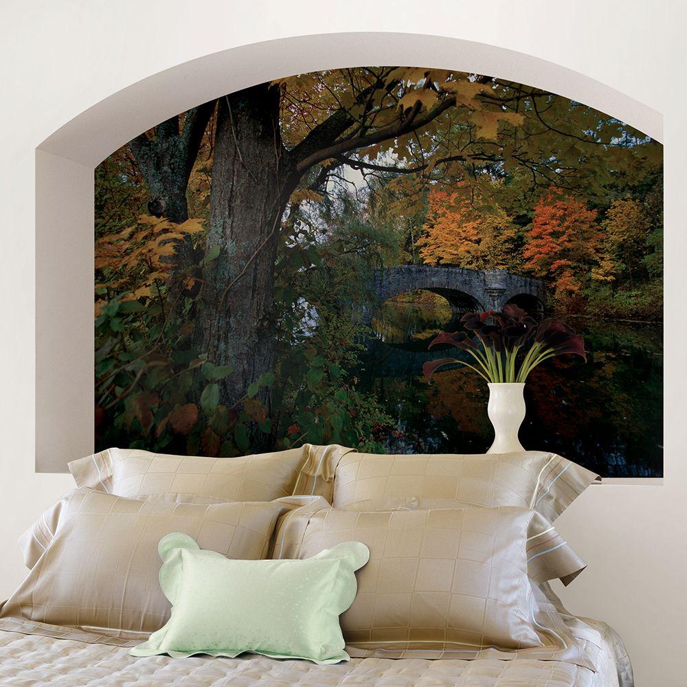 48 In H X 72 In W Fall Foliage Wall Mural