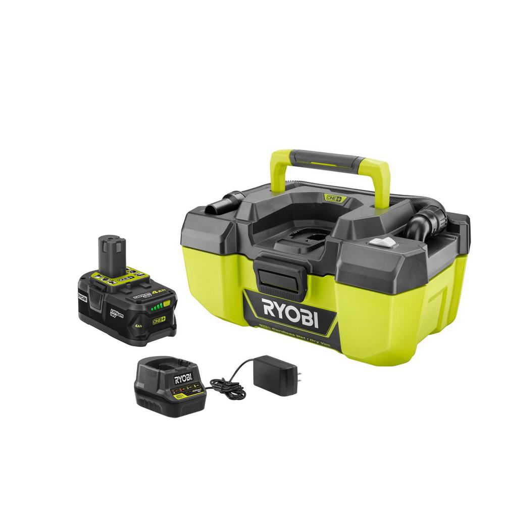 Ryobi 18-Volt ONE+ Lithium-Ion Cordless 3 Gal. Project Wet/Dry Vacuum