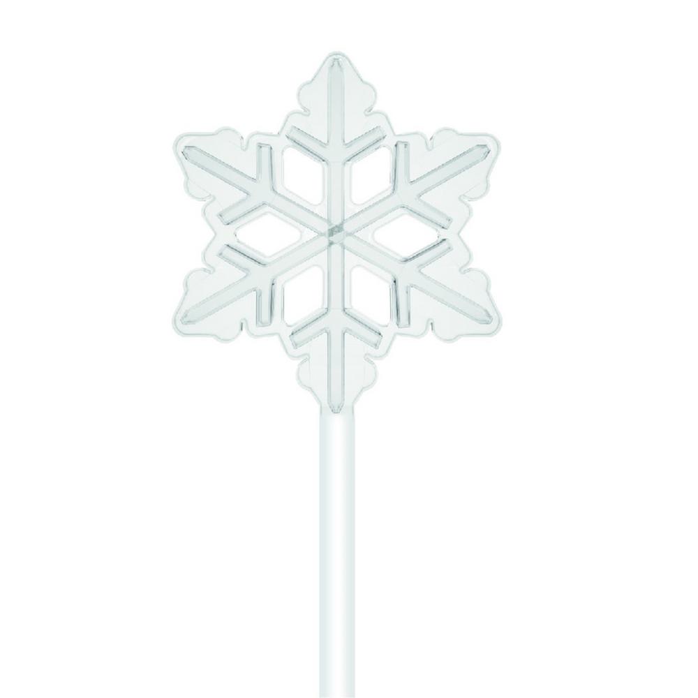 Showhome Led Snowflake Pathway W10i0024 The Home Depot Showhome Led Snowflake Pathway