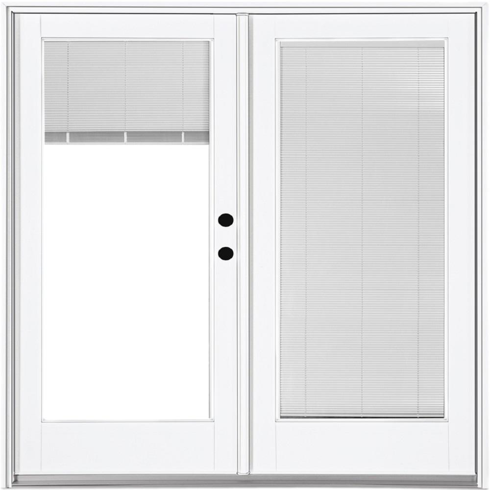 MP Doors 72 in. x 80 in. Fiberglass Smooth White LeftHand