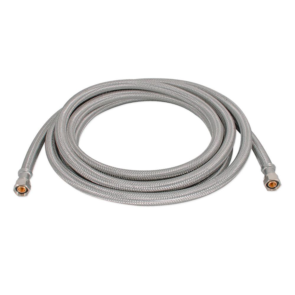 Eastman 12 Ft Braided Stainless Steel Universal Dishwasher Installation Kit 41058 The Home Depot