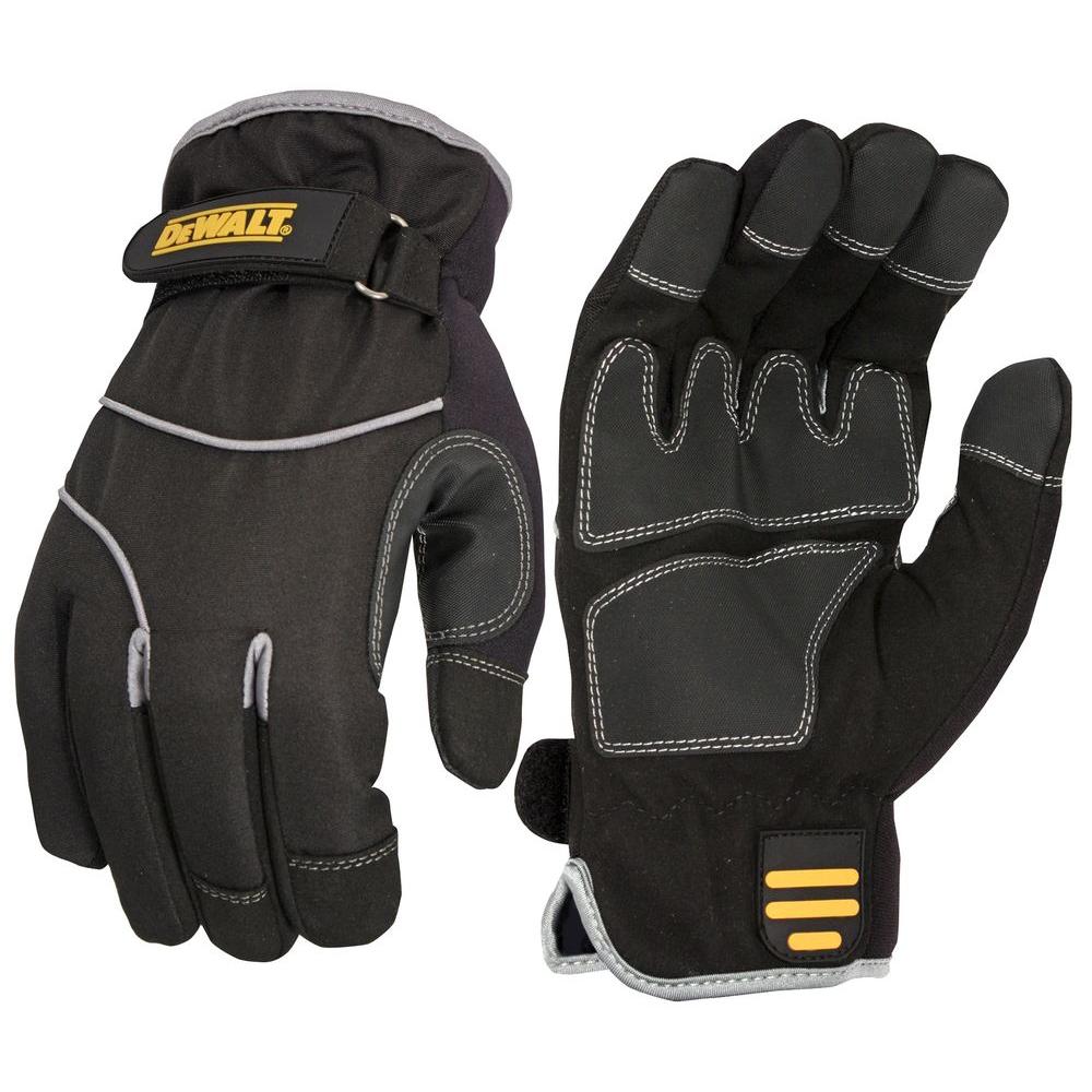 dewalt fingerless work gloves