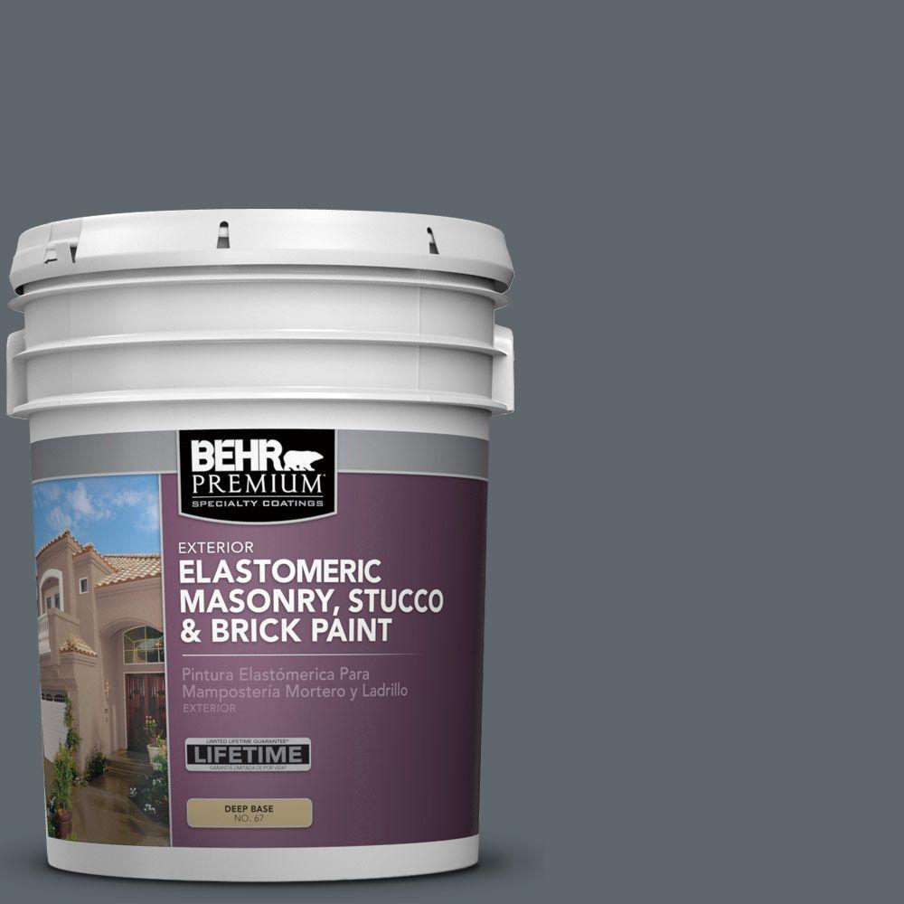 BEHR Premium 5 gal. MS70 Evening Blues Elastomeric