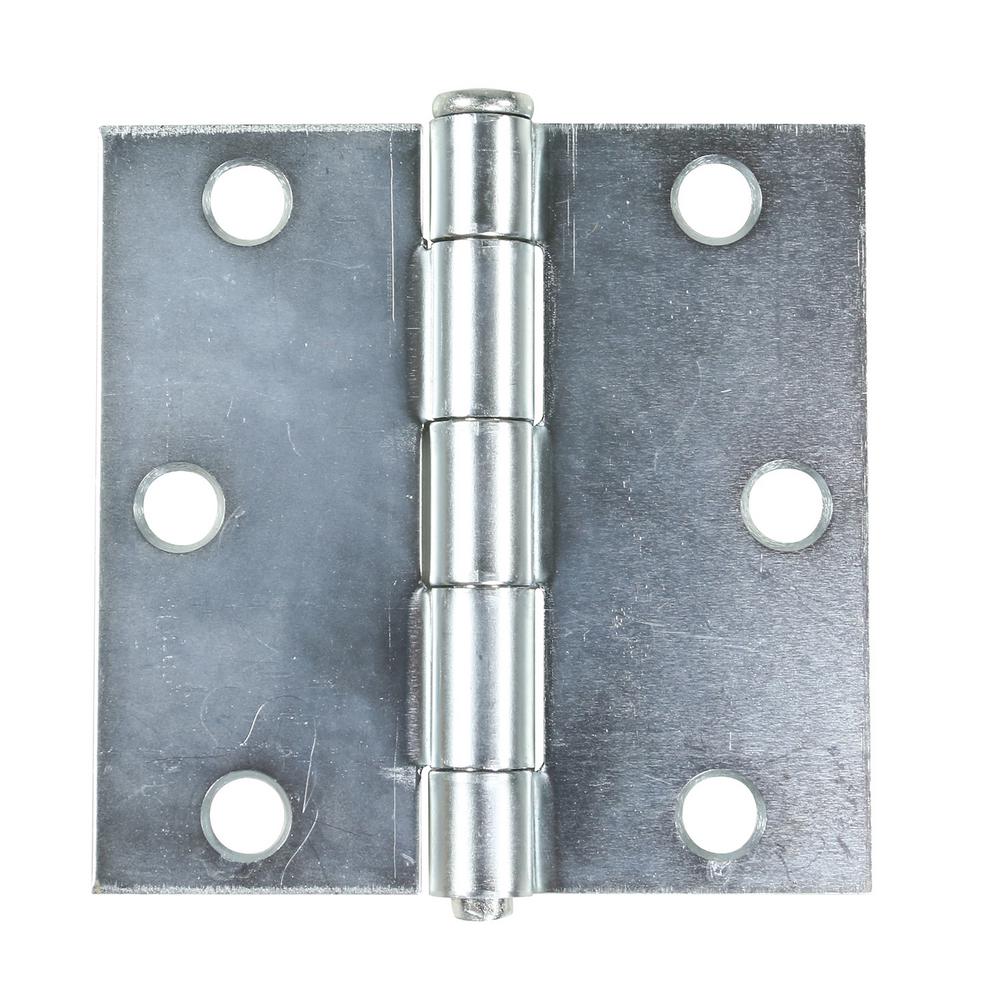 Ultra Hardware 3 In Zinc Plated Square Corner Plain Bearing Steel