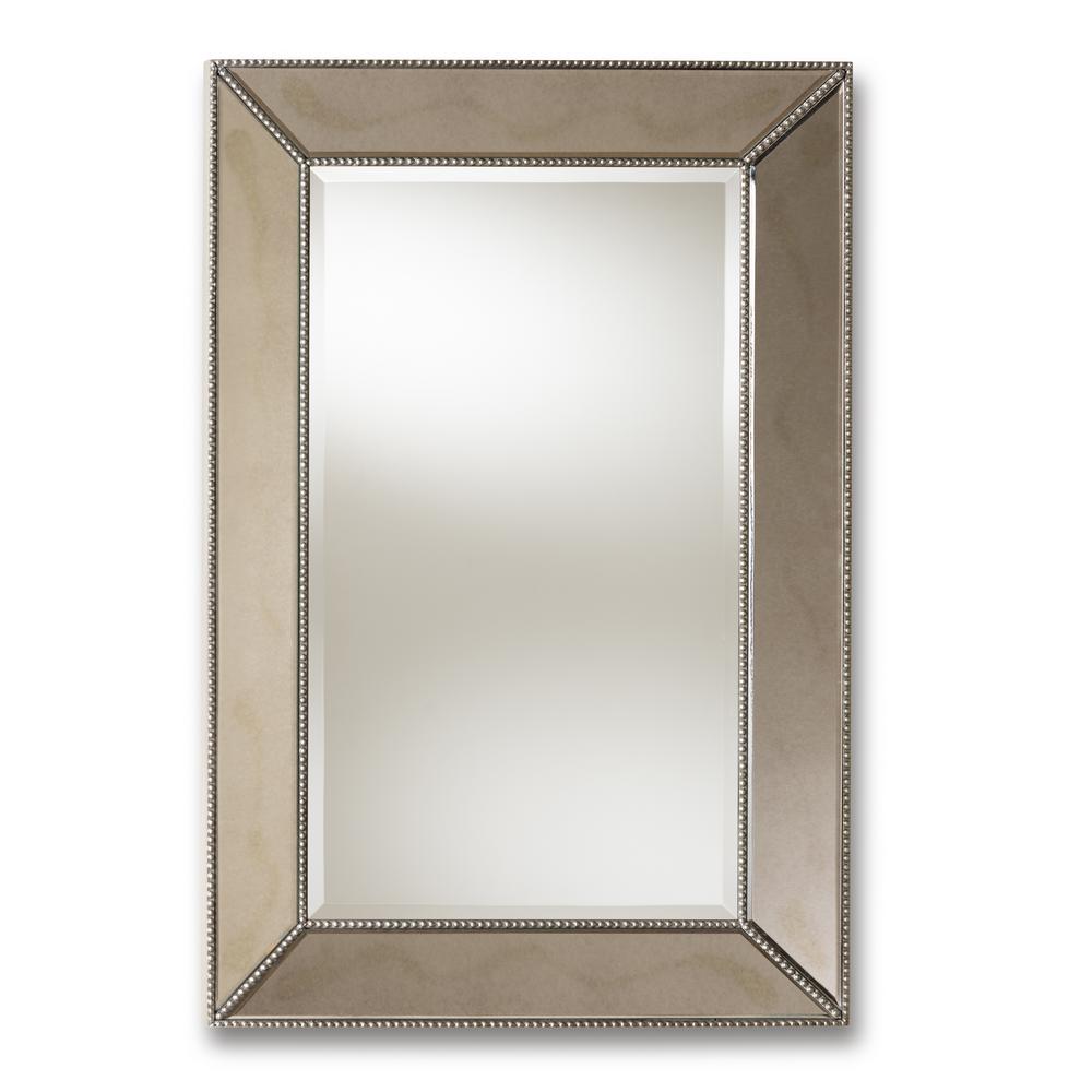 Emelie Antique Silver Wall Mirror