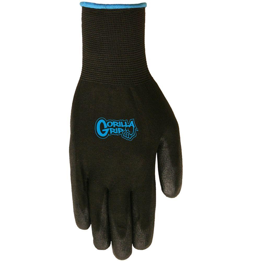 Grease Monkey Large Black Gorilla Grip Gloves (5Pack)2523672 The