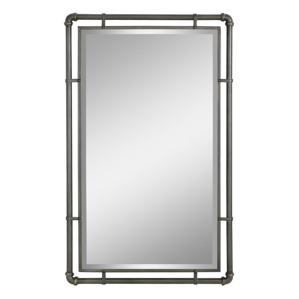 Morse Metal Wall Mirror 4882 The Home Depot Morse Metal Wall Mirror