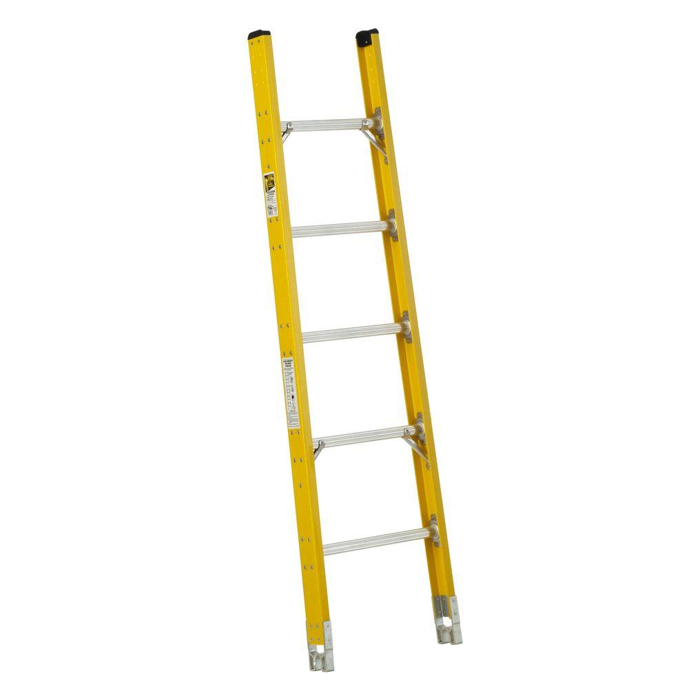 Werner 6 ft. Fiberglass Tapered Sectional Ladder with 375 lb. Load