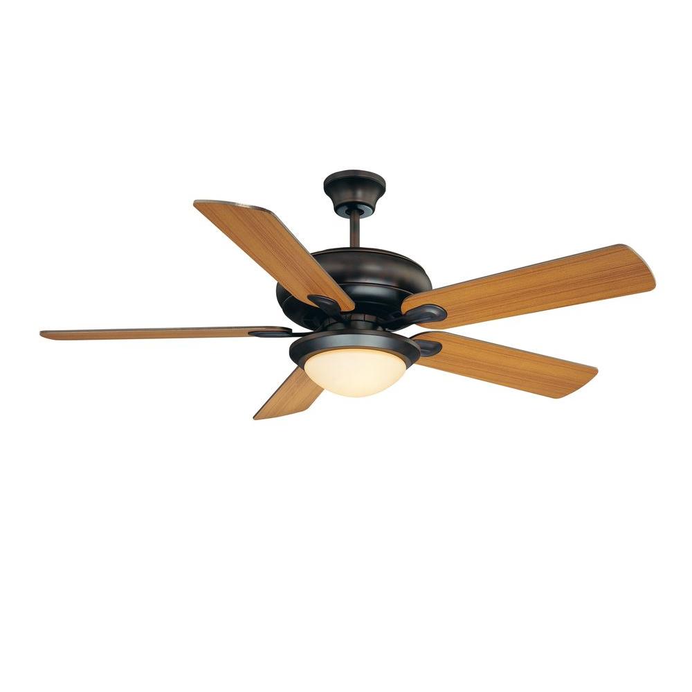 Illumine 52 In English Bronze Ceiling Fan With Light