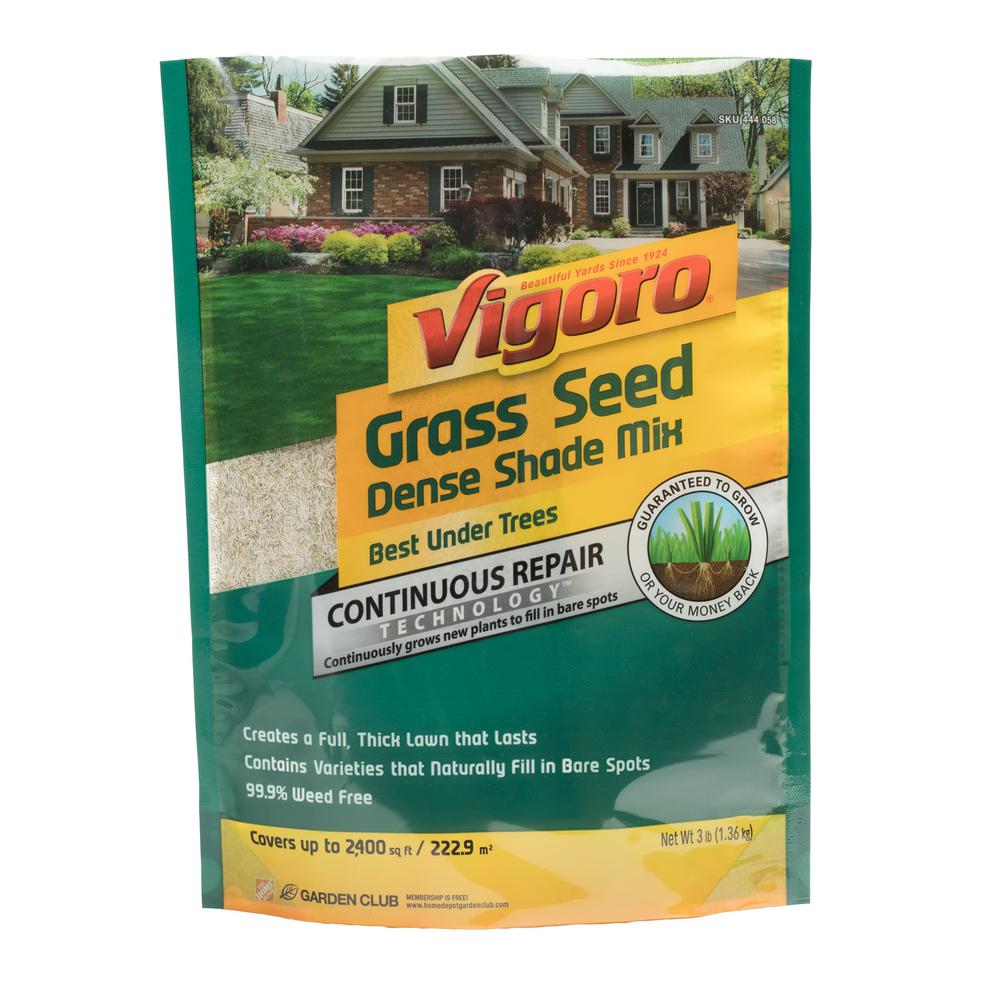 Vigoro 3 lb. Dense Shade Grass Seed Mix52225 The Home Depot