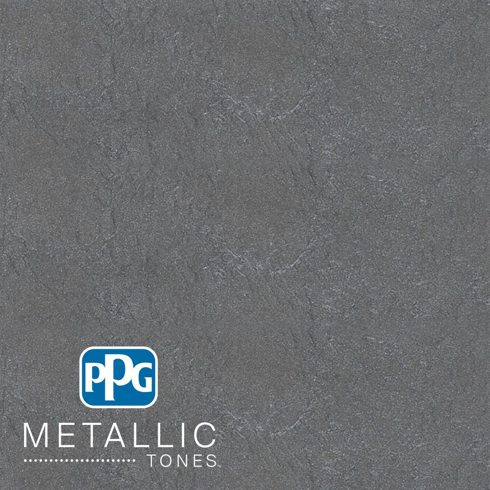 PPG METALLIC TONES 1 gal. MTL102 Stannic Metallic Interior Specialty Finish PaintMTL10201