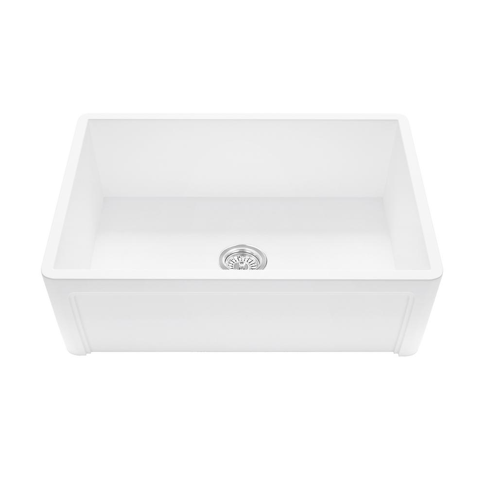 White Single Bowl Kitchen Sink olde london reversible casement apron front farmhouse fireclay 33 White Single Bowl Kitchen Sink olde london reversible casement apron front farmhouse fireclay 33