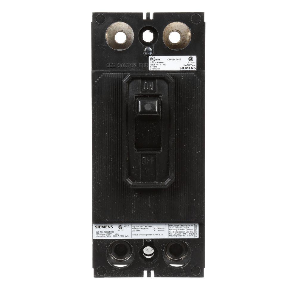 siemens-225-amp-double-pole-type-qj2-10ka-circuit-breaker-qj22b225