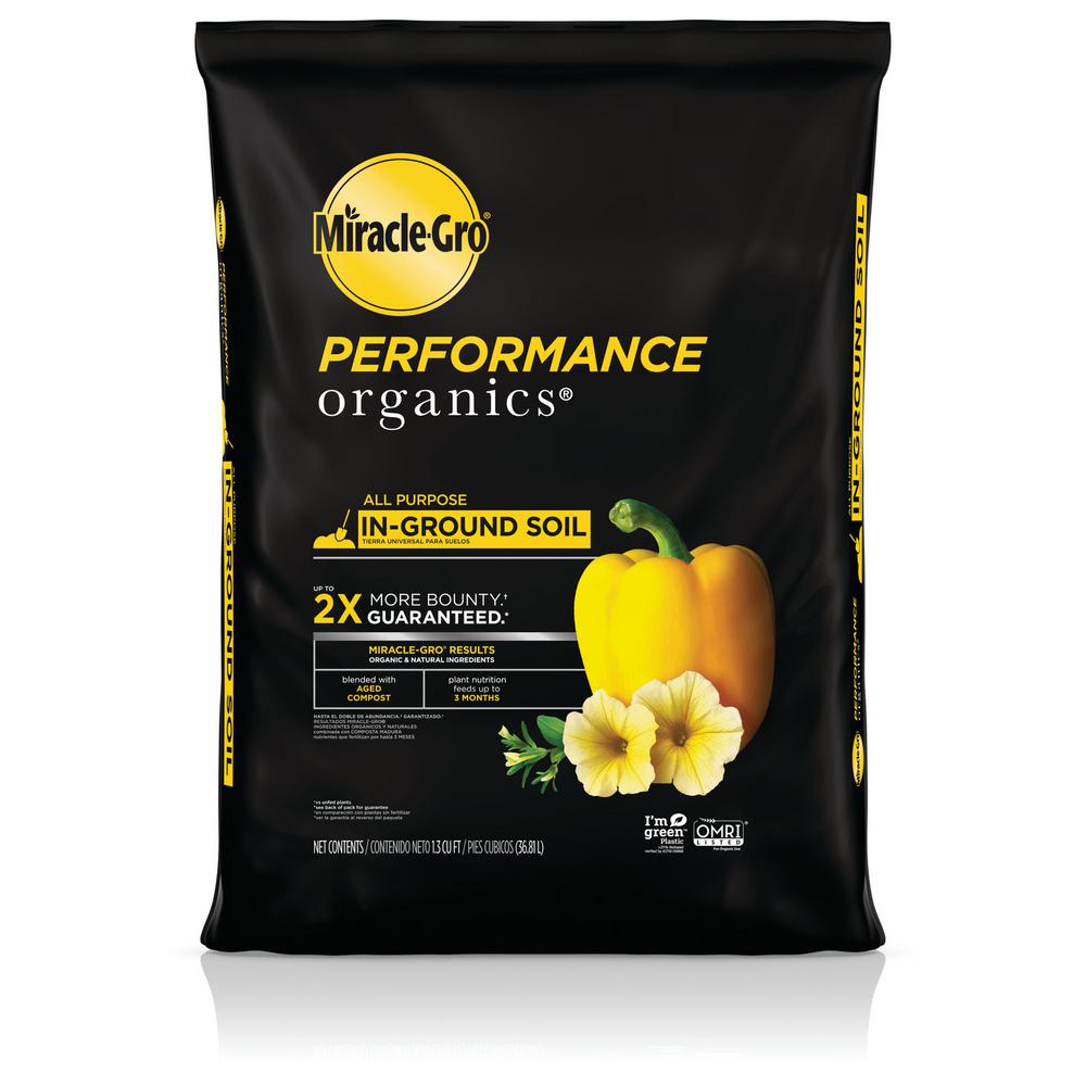 Miracle Gro 1 3 Cu Ft Performance Organics All Purpose In Ground