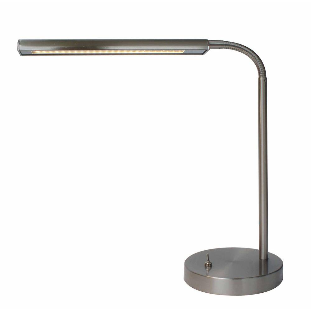 Adesso 15 in. Stainless Steel LED Desk Lamp-AL40192SGO-ST ...