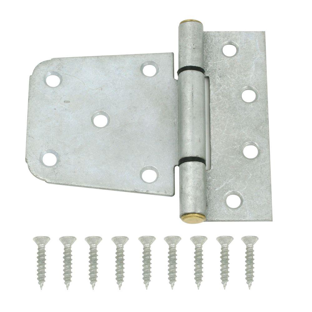 Everbilt 31/2 in. Galvanized Heavy Duty Tee Hinge13536 The Home Depot