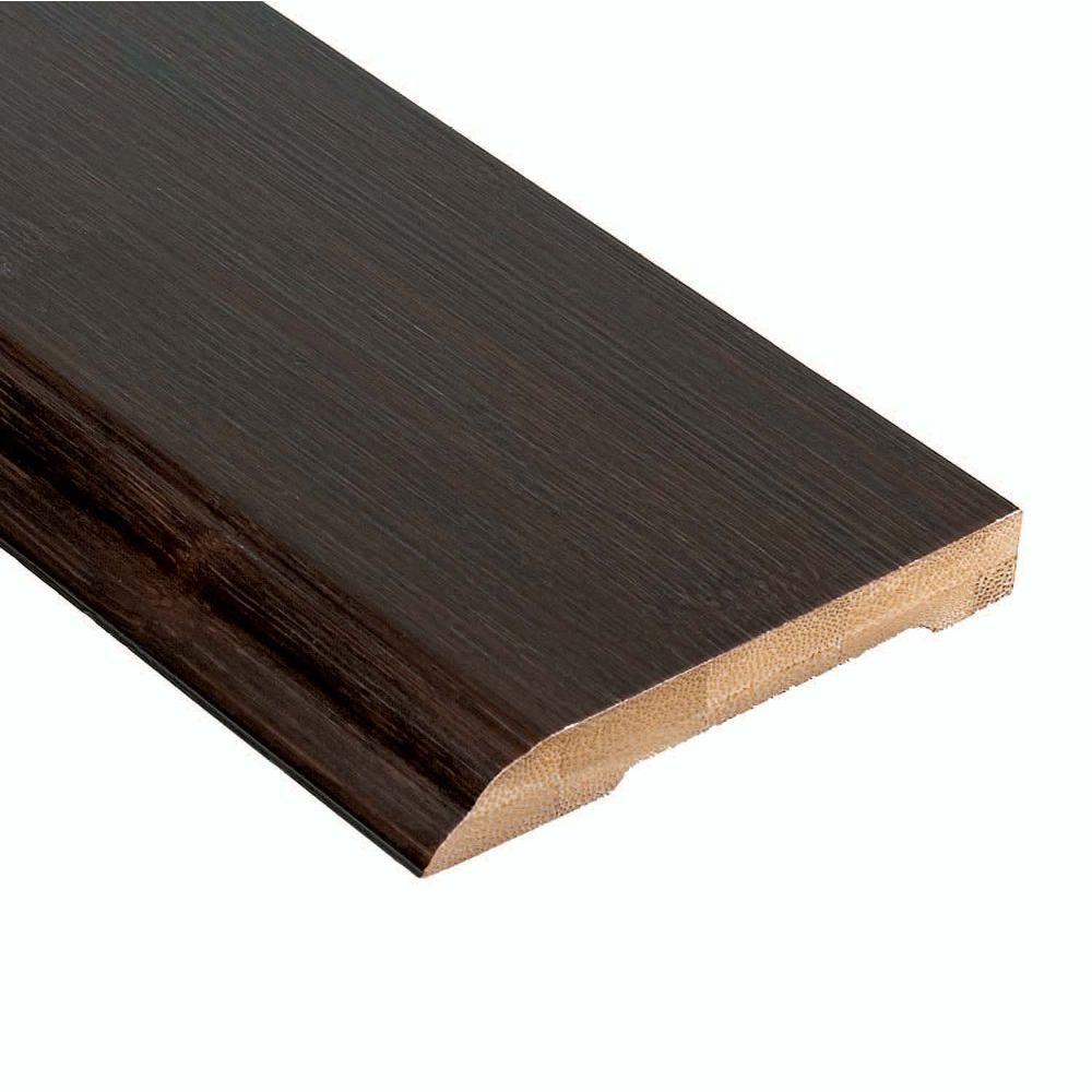 Base Wood Moulding Trim Hardwood Flooring The Home Depot Horizontal Black 1 2 In Thick X 3
