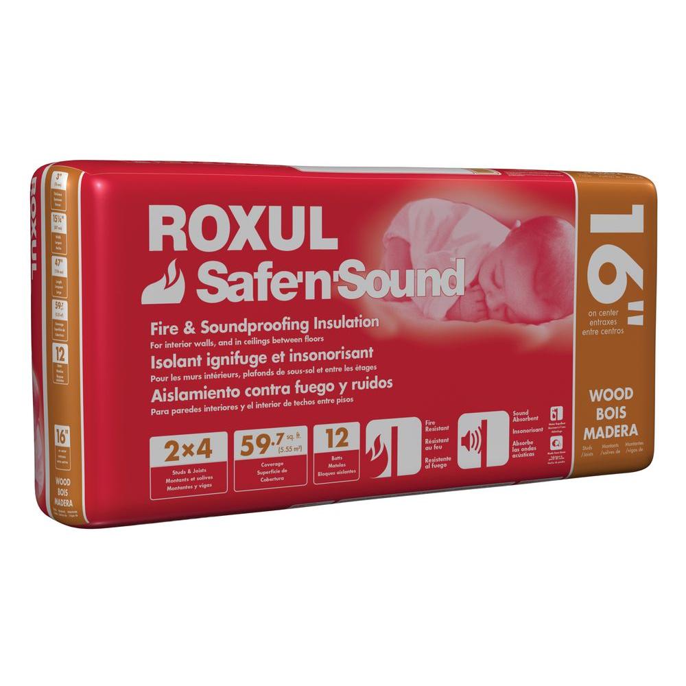  Roxul Safe n Sound 3 in x 15 1 4 in x 47 in 