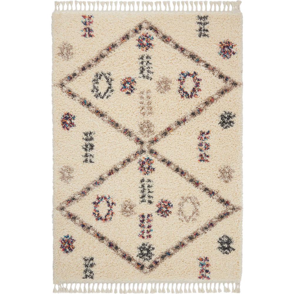 Nourison Nordic 5 X 8 Cream Scandinavian Area Rug