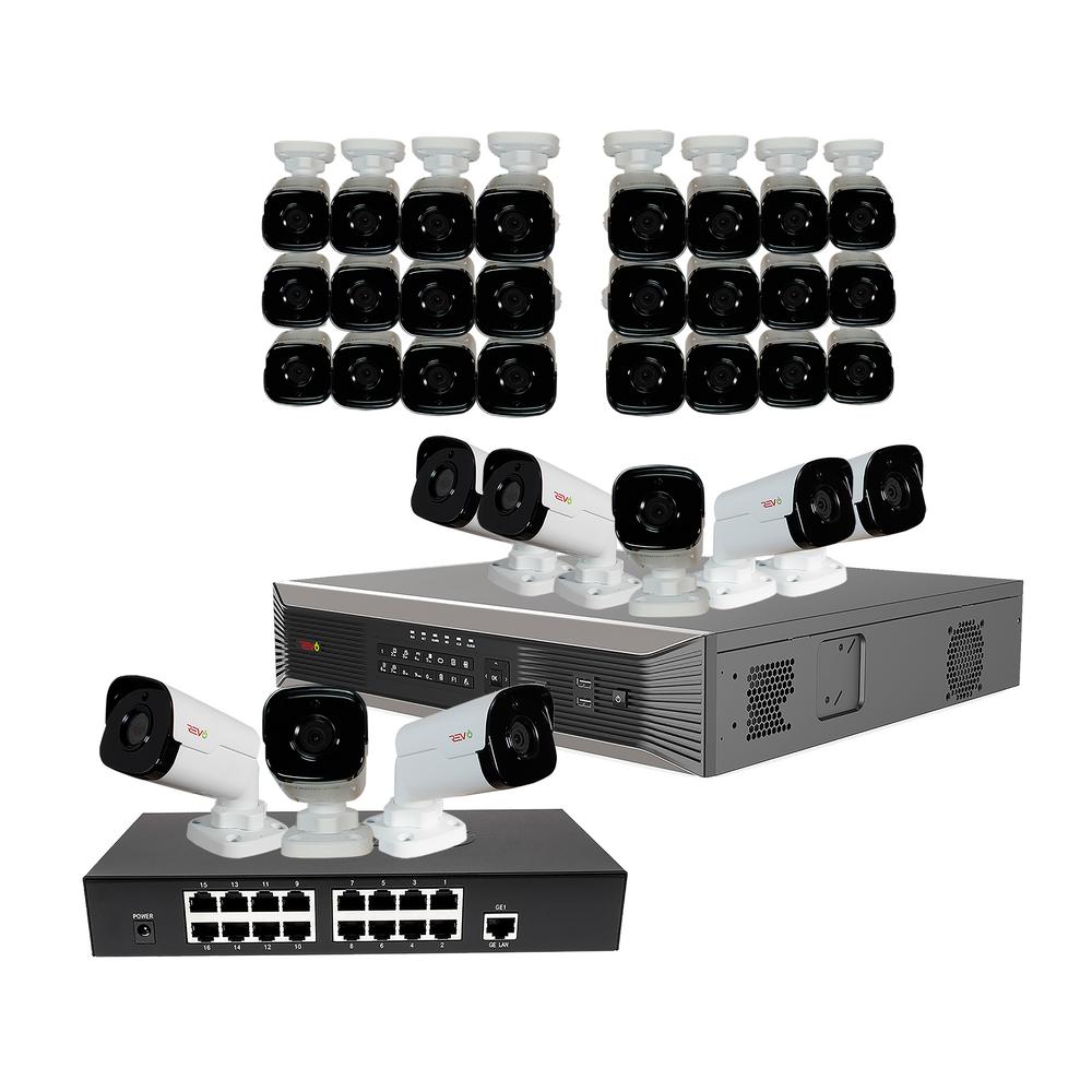 Revo Ultra Plus HD 32Channel 4TB NVR Surveillance System with 32 4