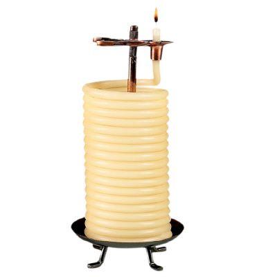 Scented Tall Coil Candle Beeswax Pliable Candlelight Indoor Holiday Decorations