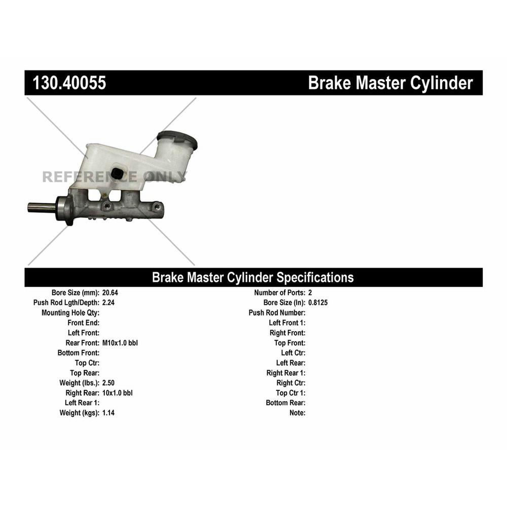 Select Cardone 13-2517 New Master Cylinder