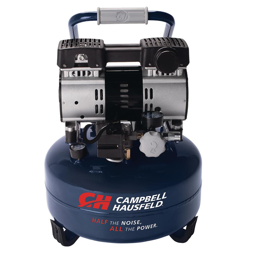 Campbell Hausfeld 6 Gal. Electric Pancake Quiet Air CompressorDC060500 The Home Depot