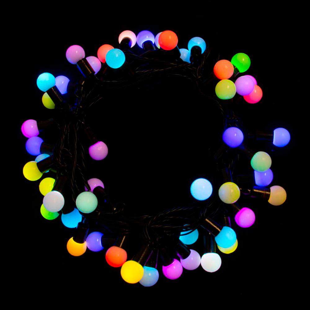 Aleko 32 Ft 75 Light Led Multi Color Electric Powered String