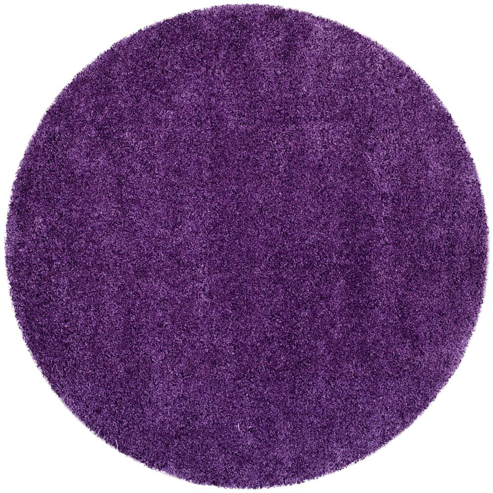 Safavieh Milan Shag Purple 3 ft. x 3 ft. Round Area RugSG18073733R
