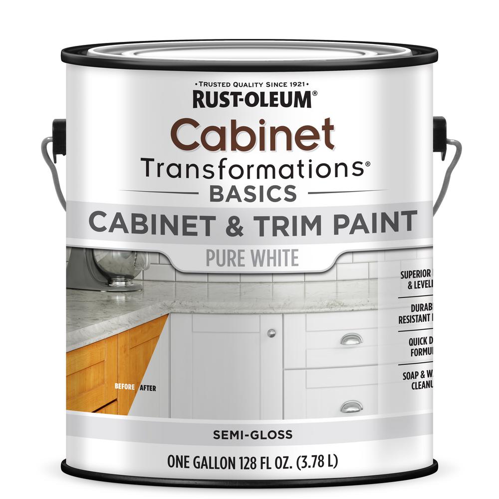 Rust-Oleum Transformations 1 qt. Pure White Cabinet Small Kit-298060 ...