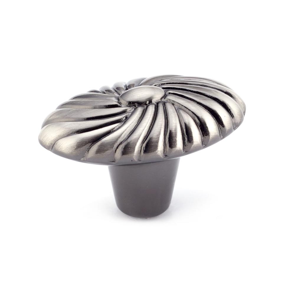 Richelieu Hardware 13/4 in. Satin Black Nickel KnobBP761907