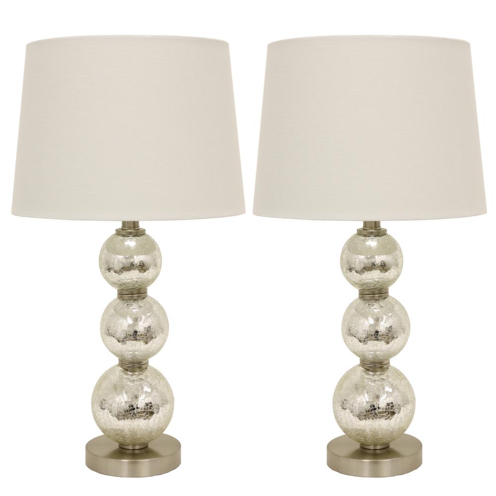 Decor Therapy Tri Tiered 24 In Gold, Gold Table Lamp Sets