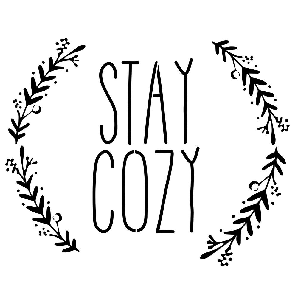 designer stencils stay cozy beige stencil fs058 the