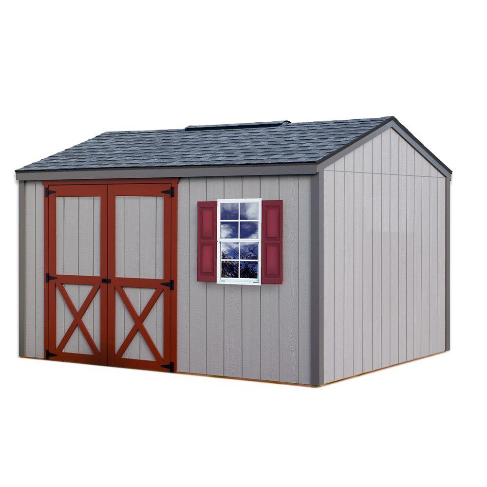 Best Barns Cypress 12 ft. x 10 ft. Wood Storage Shed Kit 