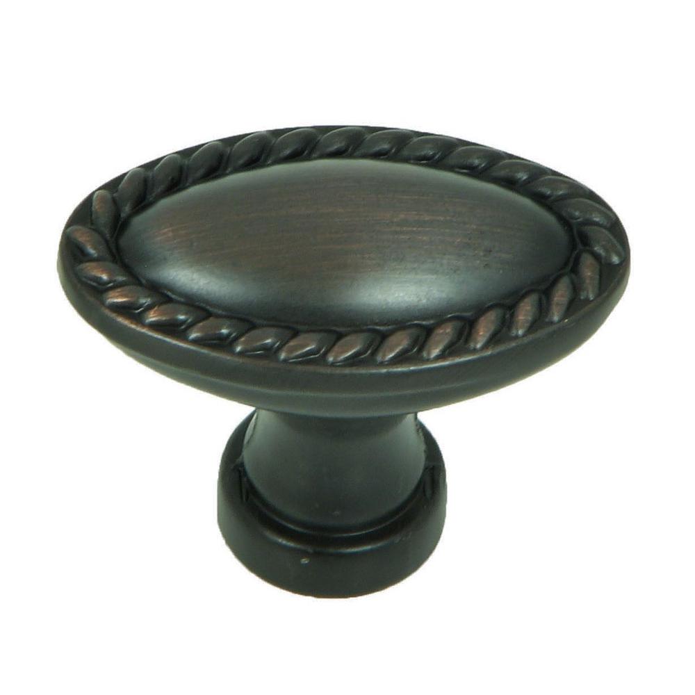 Stone Mill Hardware Austin 1 3 8 In Oil Rubbed Bronze Oval